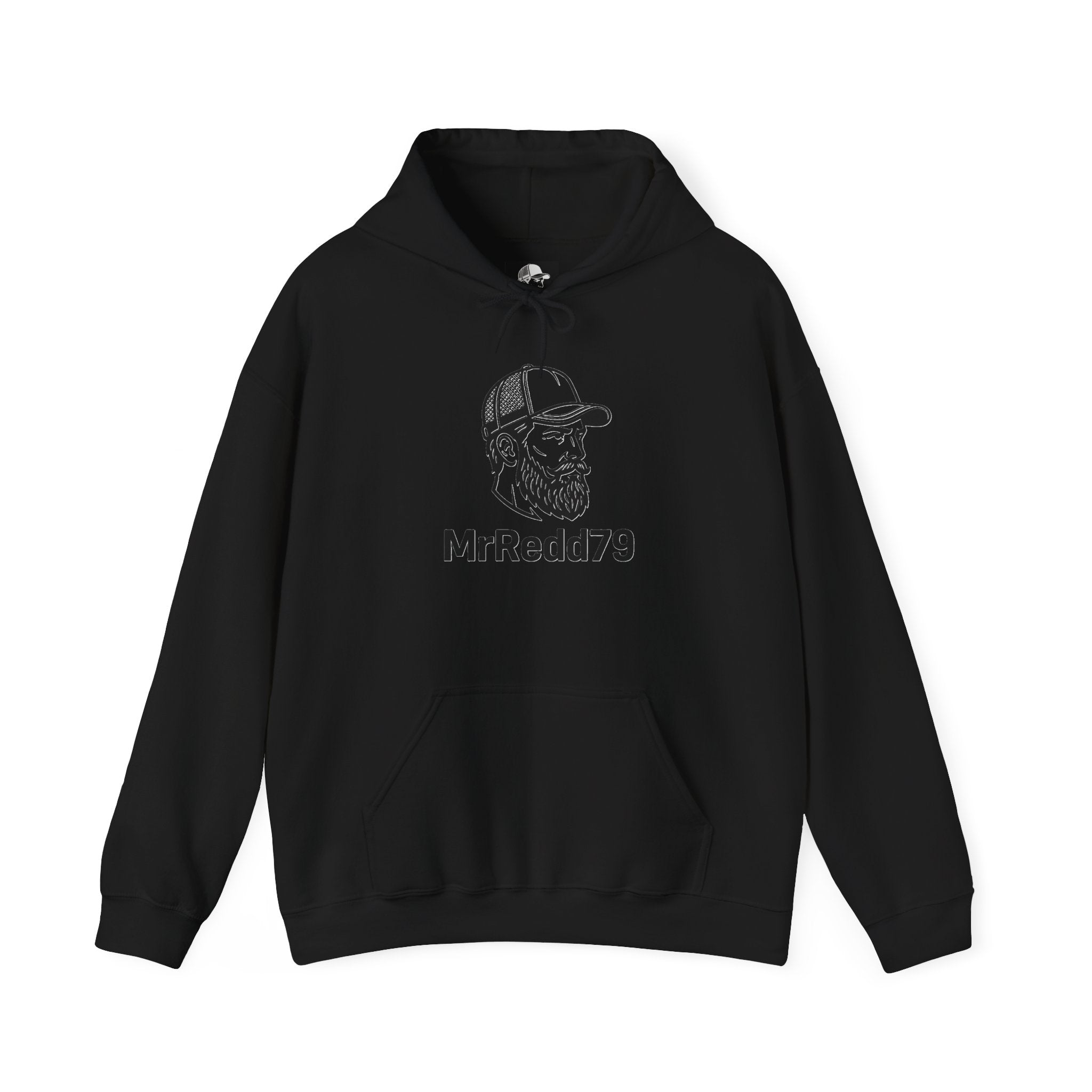 Badass Beard Hoodie — "Just Beard, Boots & Badassery" Graphic Sweatshirt